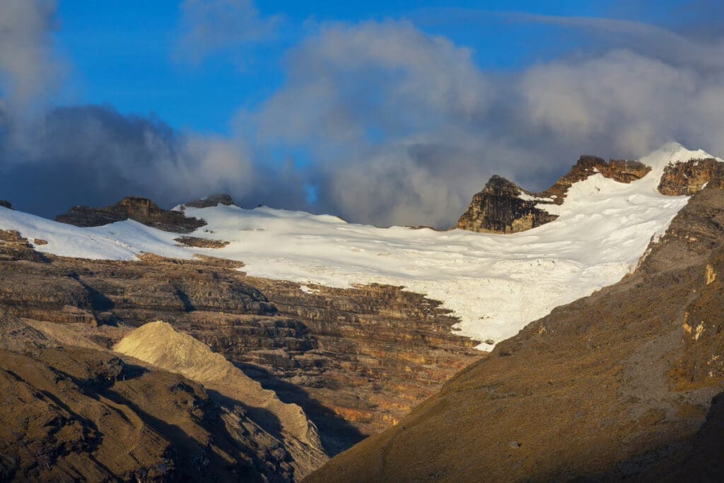 Hidden Places Around the World
,Snow-capped peaks of El Cocuy Mountain Range in Colombia under a cloudy sky.